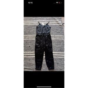 BTFMB Size large satin jumpsuit NWT